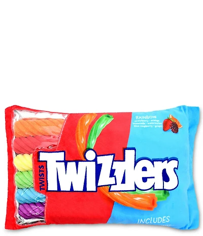 Iscream Rainbow Twizzlers Packaging Fleece 6-Piece Plush