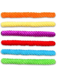 Iscream Rainbow Twizzlers Packaging Fleece 6-Piece Plush