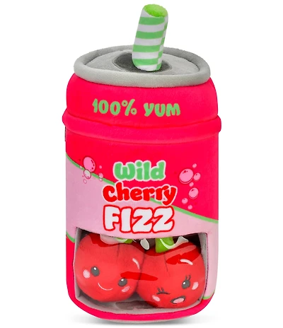 Iscream Wild Cherry Fizz Packaging Plush Pillow