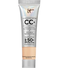 IT Cosmetics CC+ Color Correcting Full Coverage Cream SPF 50+ Travel Size