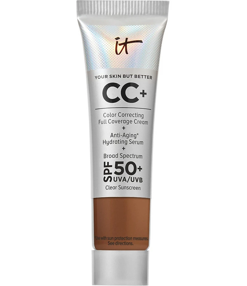 IT Cosmetics CC+ Color Correcting Full Coverage Cream SPF 50+ Travel Size