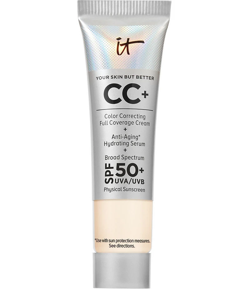 IT Cosmetics CC+ Color Correcting Full Coverage Cream SPF 50+ Travel Size