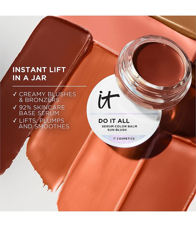 IT Cosmetics Do It All Serum Color Balm Sun Cream Blush & Bronzer