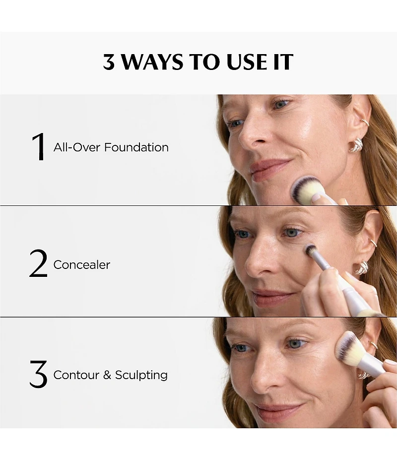 IT Cosmetics Heavenly Luxe Complexion Perfection Dual Concealer and Foundation Brush #7