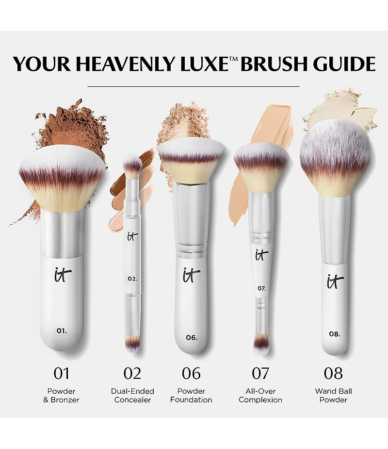 IT Cosmetics Heavenly Luxe Complexion Perfection Dual Concealer and Foundation Brush #7