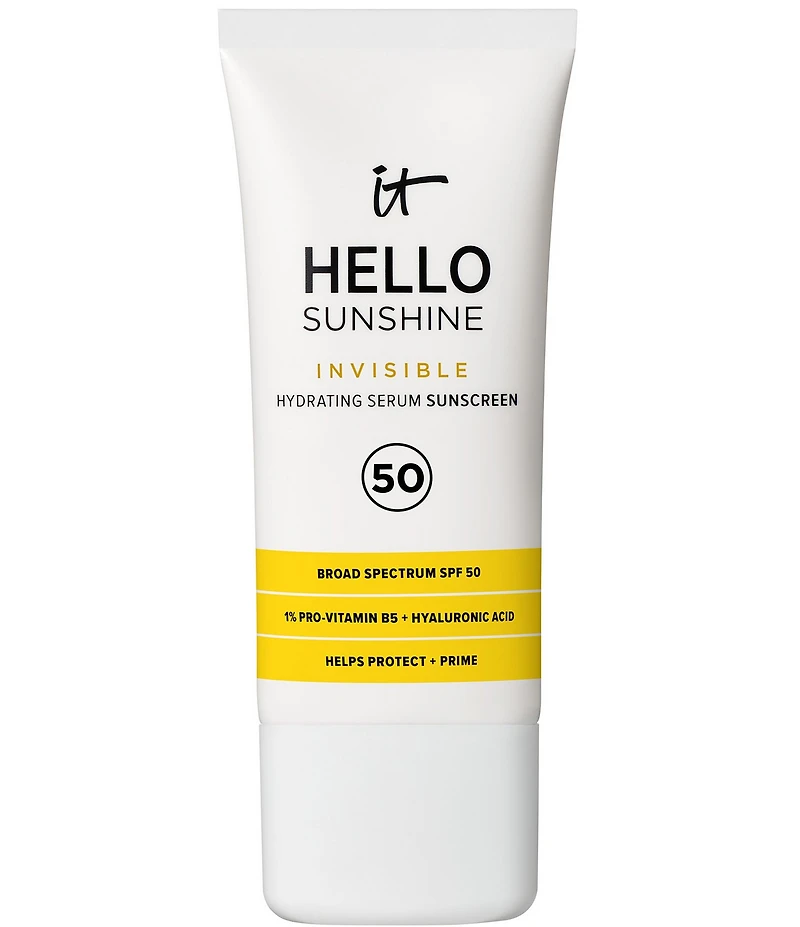 IT Cosmetics Hello Sunshine Invisible Hydrating Serum Sunscreen For Face SPF 50