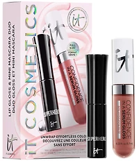 IT Cosmetics Unwrap Effortless Color Mascara & Lip Gloss Makeup Set