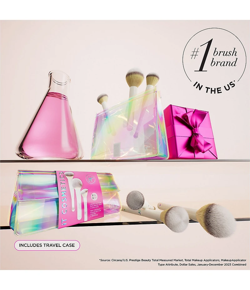 IT Cosmetics Unwrap Your Creativity Makeup Brush Set + Makeup Bag