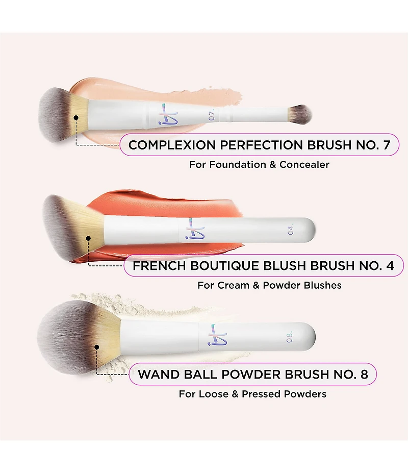 IT Cosmetics Unwrap Your Creativity Makeup Brush Set + Makeup Bag
