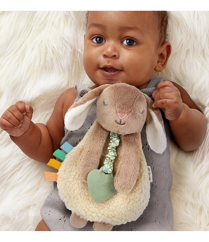 Itzy Ritzy Billie Tan Bun Lovey™ Plush and Teether Toy