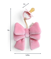 Itzy Ritzy Bitzy Pal ™ Bow Natural Rubber Pacifier & Lovey