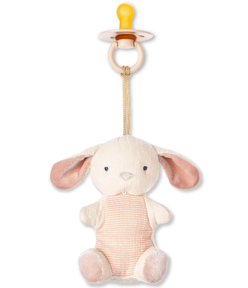 Itzy Ritzy Bunny Bitzy Pal™ Natural Rubber Pacifier & Lovey