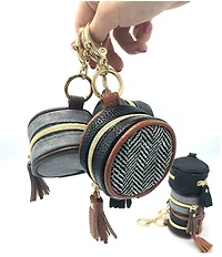 Itzy Ritzy Chevron Multi-Use Diaper Bag Charm Pacifier Pod