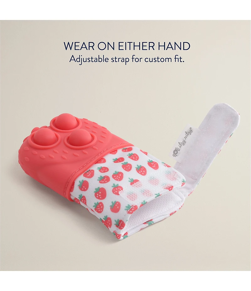 Itzy Ritzy Itzy Mitt Pop™ Strawberries Sensory Teething Mitten