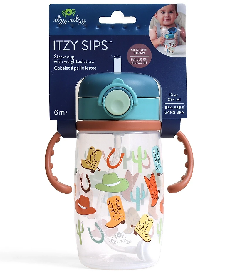 Itzy Ritzy Itzy Sips™ Western Straw Sippy Cup
