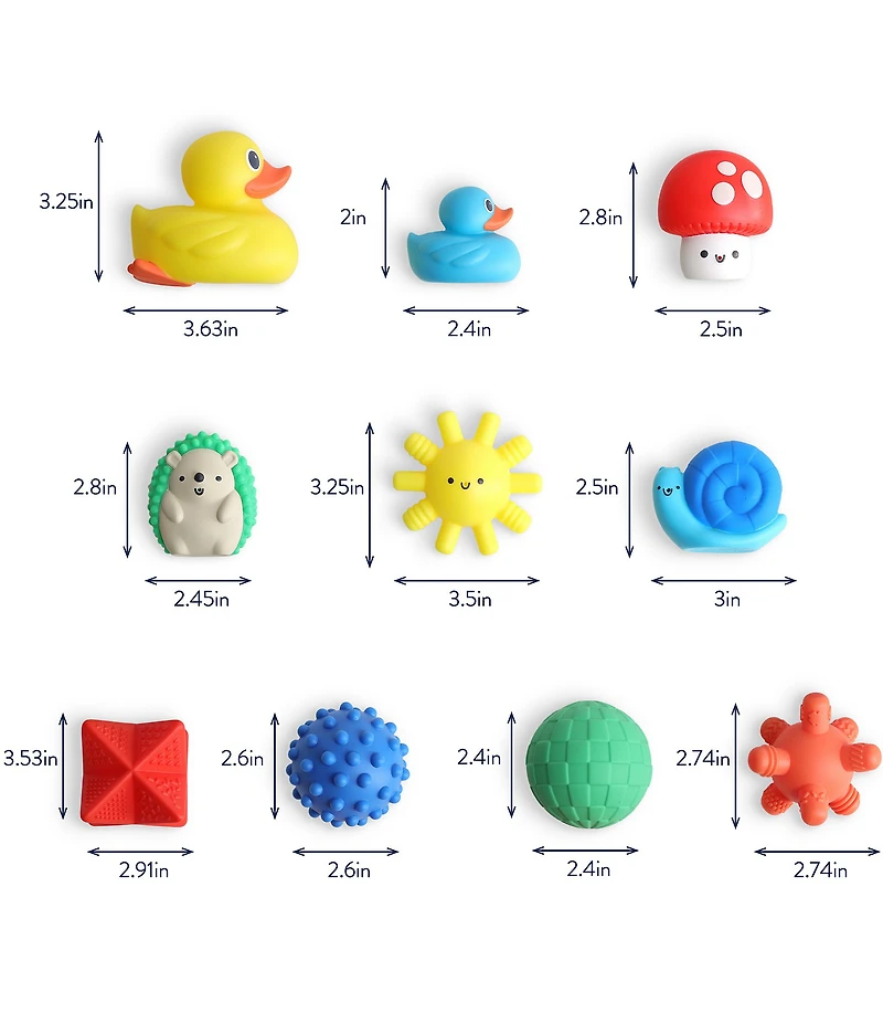 Itzy Ritzy Itzy Splash Gift Set ™ 10-Piece Bath Toys