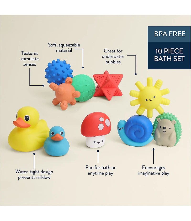 Itzy Ritzy Itzy Splash Gift Set ™ 10-Piece Bath Toys