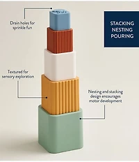 Itzy Ritzy Itzy Sprinkle Set of 5 Nesting & Stacking Cups