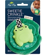 Itzy Ritzy Sweetie Crinkle™ Frog Sensory Teether