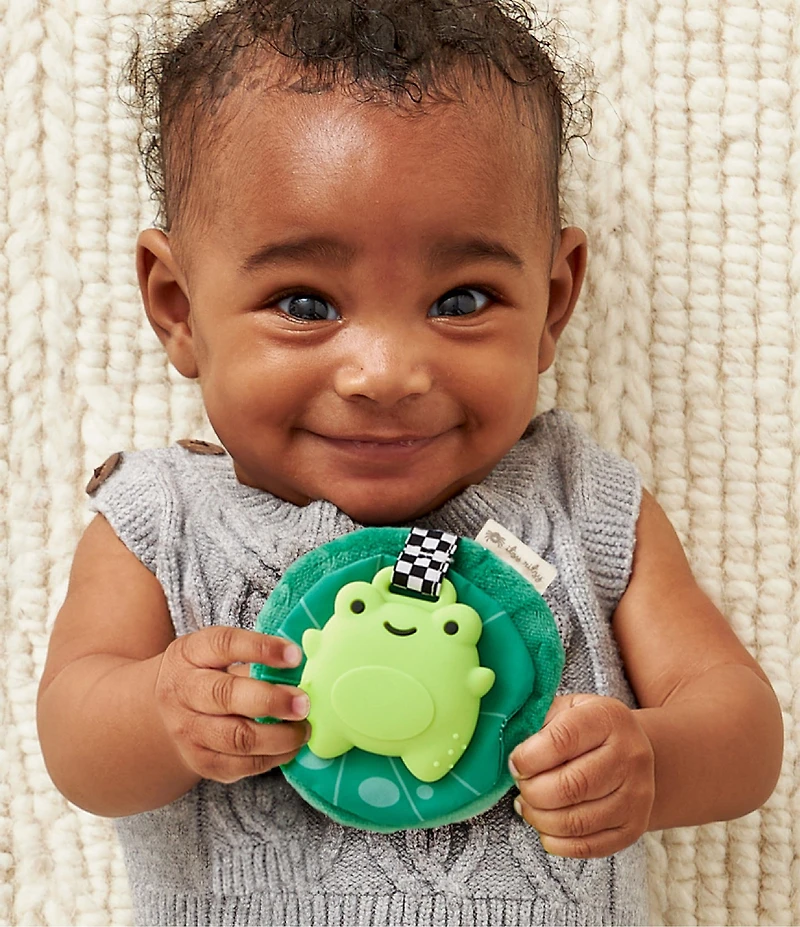 Itzy Ritzy Sweetie Crinkle™ Frog Sensory Teether
