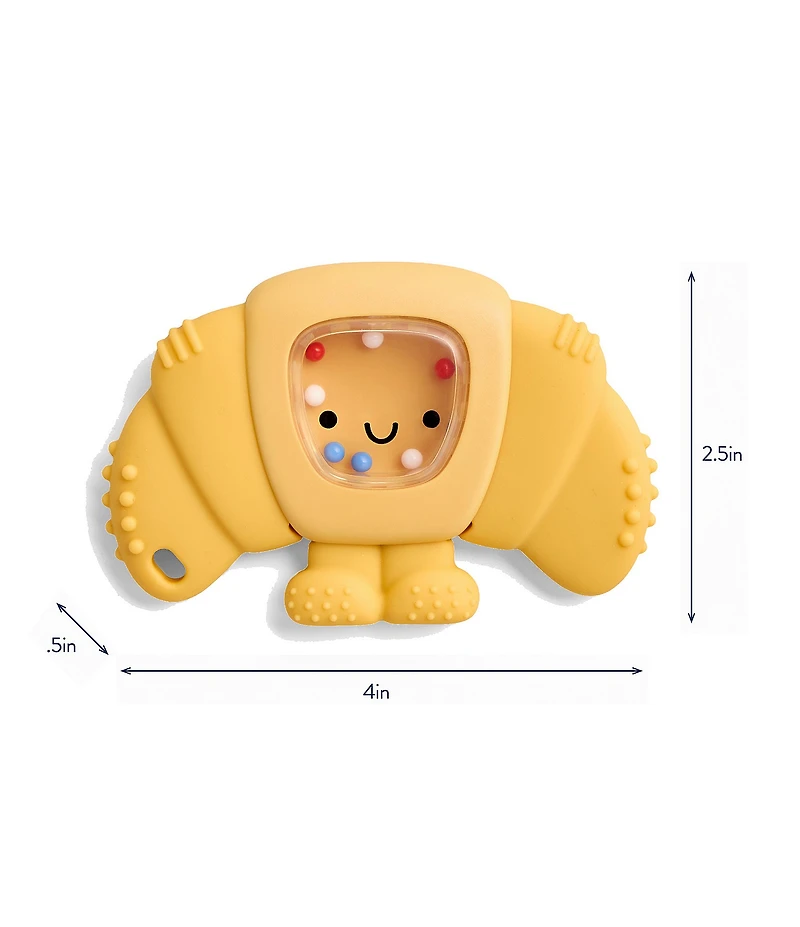 Itzy Ritzy Sweetie Shake Plus™ Croissant Rattle & Teether