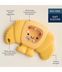 Itzy Ritzy Sweetie Shake Plus™ Croissant Rattle & Teether