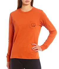 Ivory Ella Magical Moths Long Sleeve Graphic T-Shirt