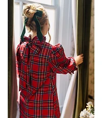 J.Marie Big Girls Long Sleeve Hollin Bow Tween Dress