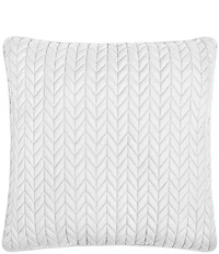 J by J. Queen New York Cayman Herringbone Quilted Pattern 20#double; Square Decorative Throw Pillow