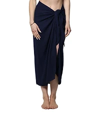 J Valdi Long Sarong Wrap Swim Cover-Up