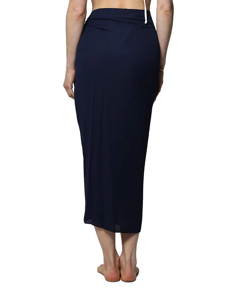 J Valdi Long Sarong Wrap Swim Cover-Up