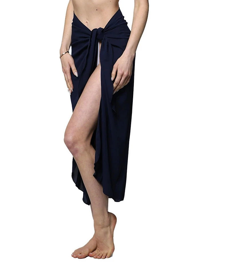 J Valdi Long Sarong Wrap Swim Cover-Up