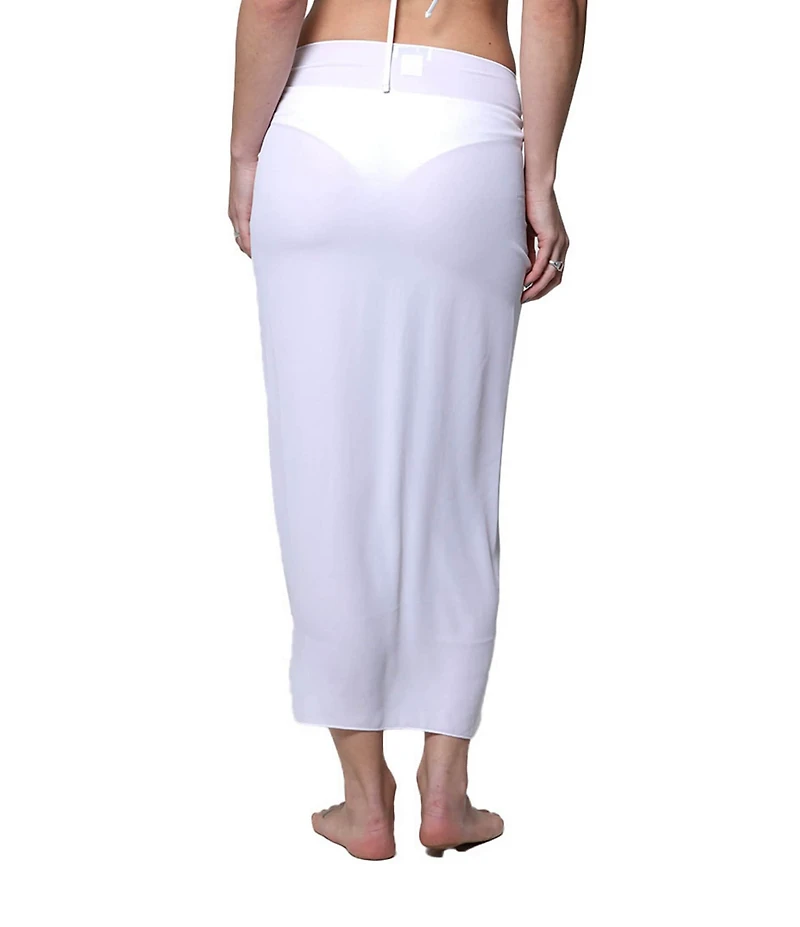 J Valdi Long Sarong Wrap Swim Cover-Up