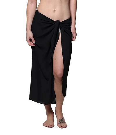 J Valdi Long Sarong Wrap Swim Cover-Up
