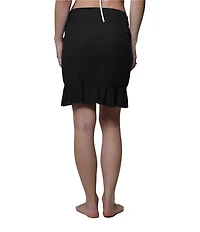 J Valdi Ruffle Short Sarong Swim Cover-Up