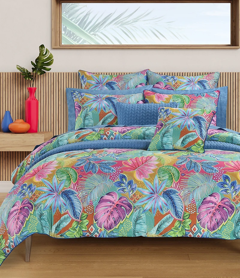 J. By J. Queen New York Hanalei Hawaiian-Inspired Euro Sham