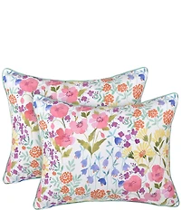 J. By J. Queen New York Jules Wildflowers Print Oversized Comforter Mini Set