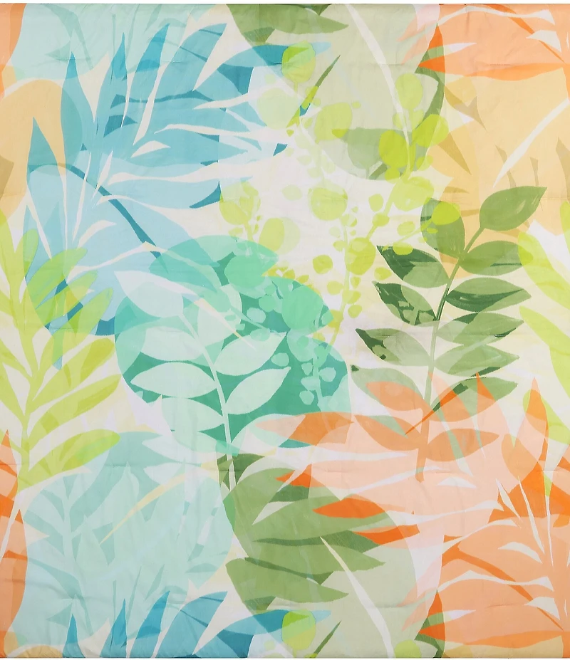 J. By J. Queen New York Tiki Vibrant Tropical-Inspired Comforter Mini Set