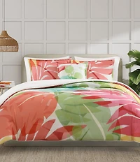 J. By J. Queen New York Tiki Vibrant Tropical-Inspired Comforter Mini Set