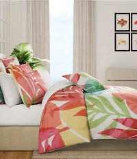 J. By J. Queen New York Tiki Vibrant Tropical-Inspired Comforter Mini Set