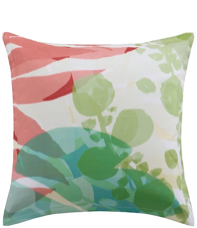J. By J. Queen New York Tiki Vibrant Tropical-Inspired Euro Sham