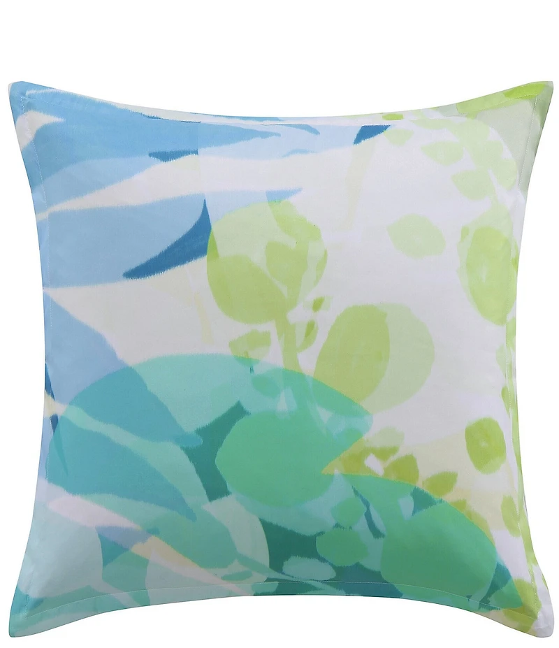 J. By J. Queen New York Tiki Vibrant Tropical-Inspired Euro Sham