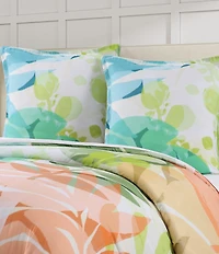 J. By J. Queen New York Tiki Vibrant Tropical-Inspired Euro Sham
