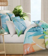 J. By J. Queen New York Tiki Vibrant Tropical-Inspired Euro Sham