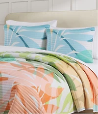 J. By J. Queen New York Tiki Vibrant Tropical-Inspired Mini Quilt Set