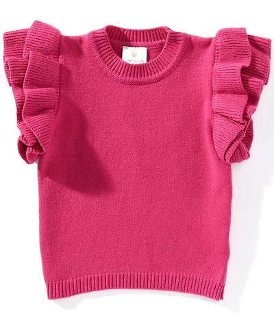 J.Marie Big Girls Annie Pink Sweater