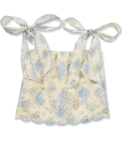 J.Marie Big Girls Hollie Tie Strap Top