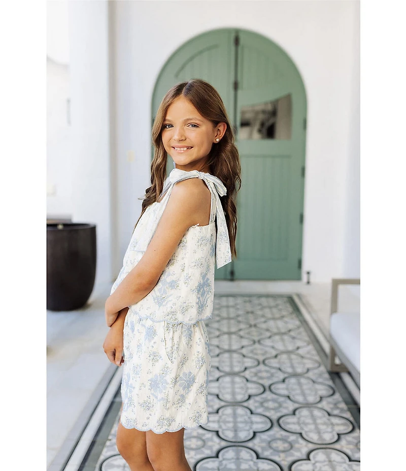 J.Marie Big Girls Hollie Tie Strap Top