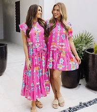 J.Marie Sailor Collared Button Up Shirt Mini Dress