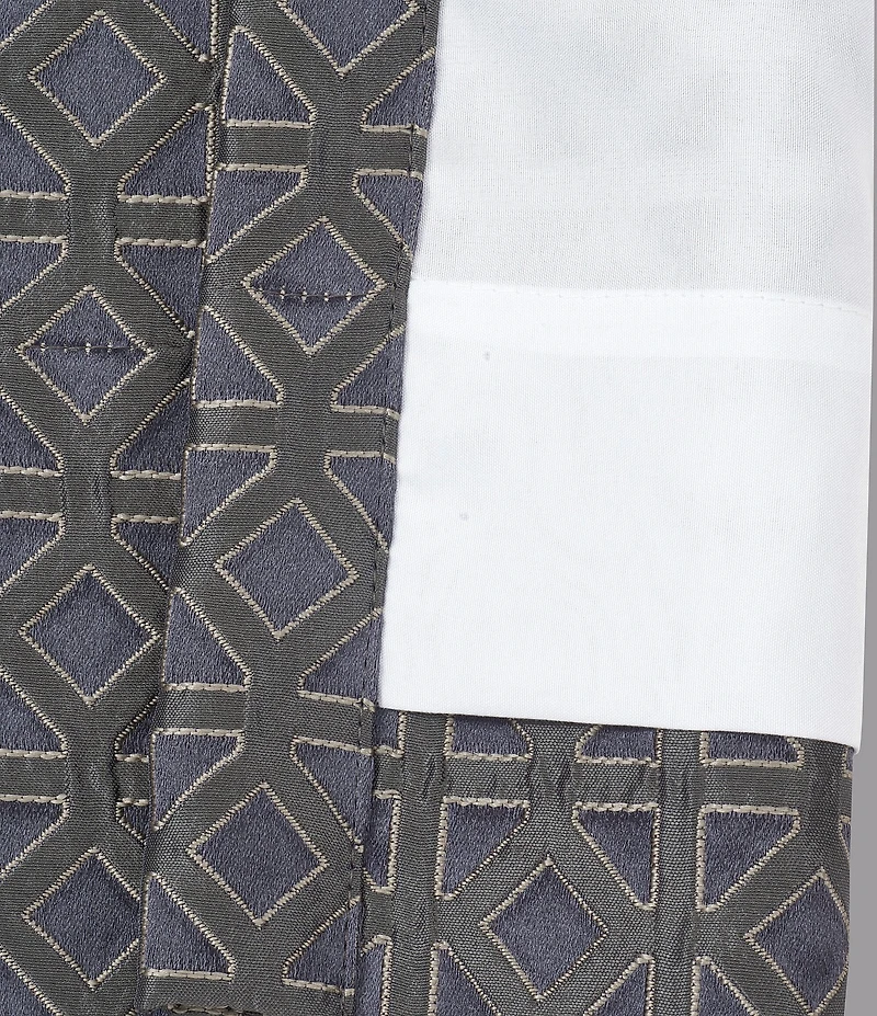 J. Queen New York Alaro Metallic Geometric Window Treatment
